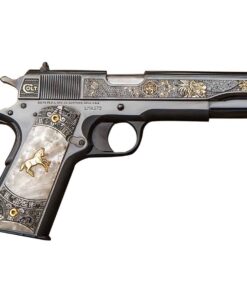 colt aztec jaguar knight 38 super auto 5in bluedengraved pistol 91 rounds 1638596 1