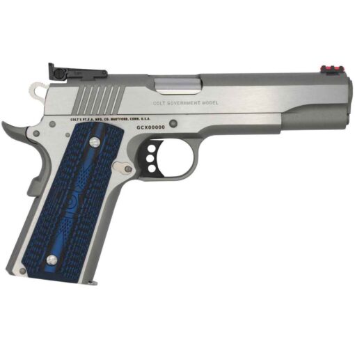 colt gold cup lite 9mm luger 5in stainlessblue pistol 91 rounds 1542761 1